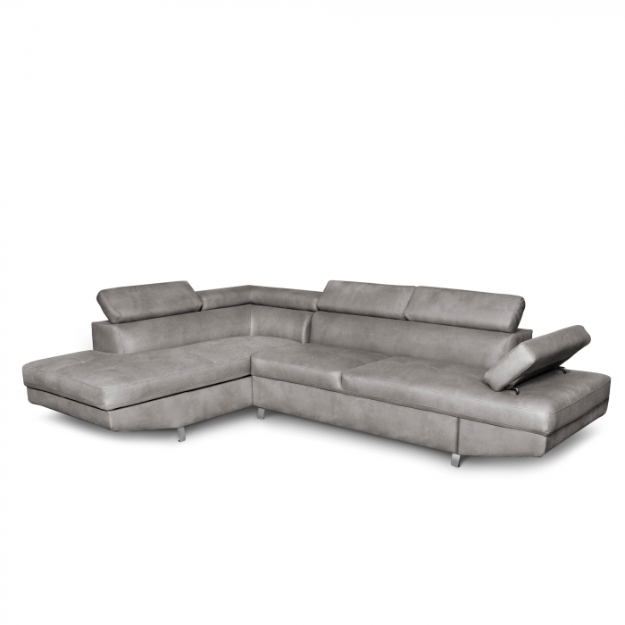 Colțar extensibil cu ladă de depozitare Rio Metal Grey Dreapta [2]