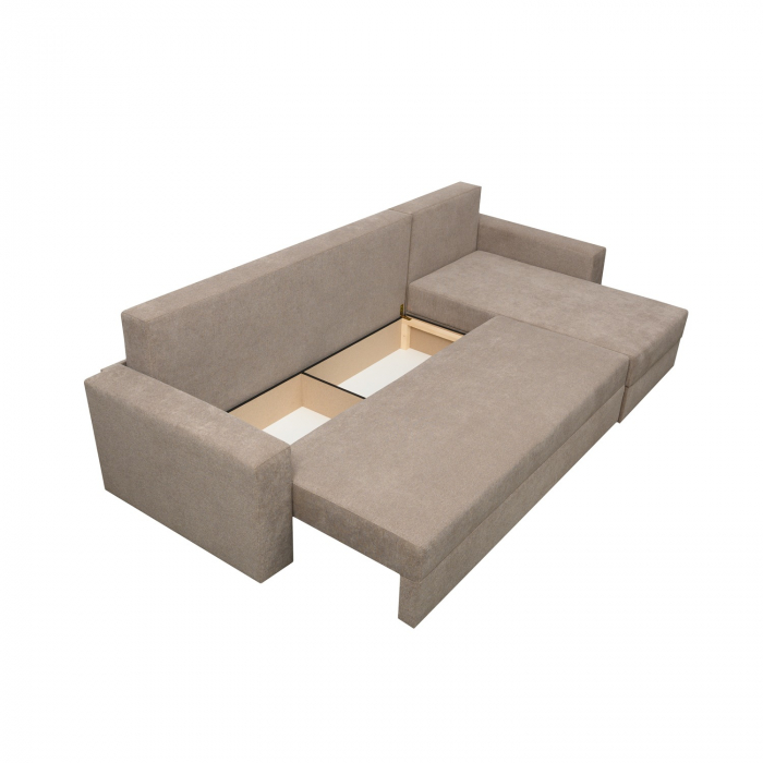 Coltar Ioana Mare cu brate Beige Melange [7]