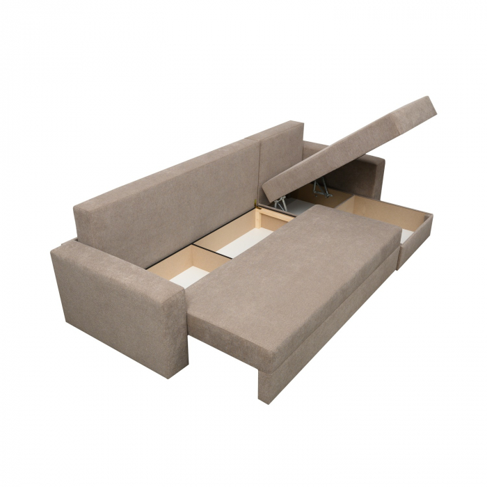 Coltar Ioana Mare cu brate Beige Melange [6]