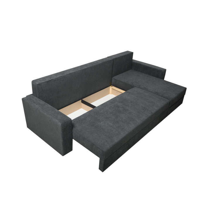 Coltar Ioana Mare cu brate Dark Grey [5]