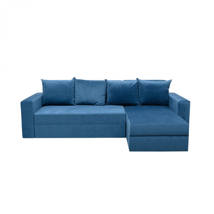 Coltar Ioana Mic cu brate Blue Velvet [2]