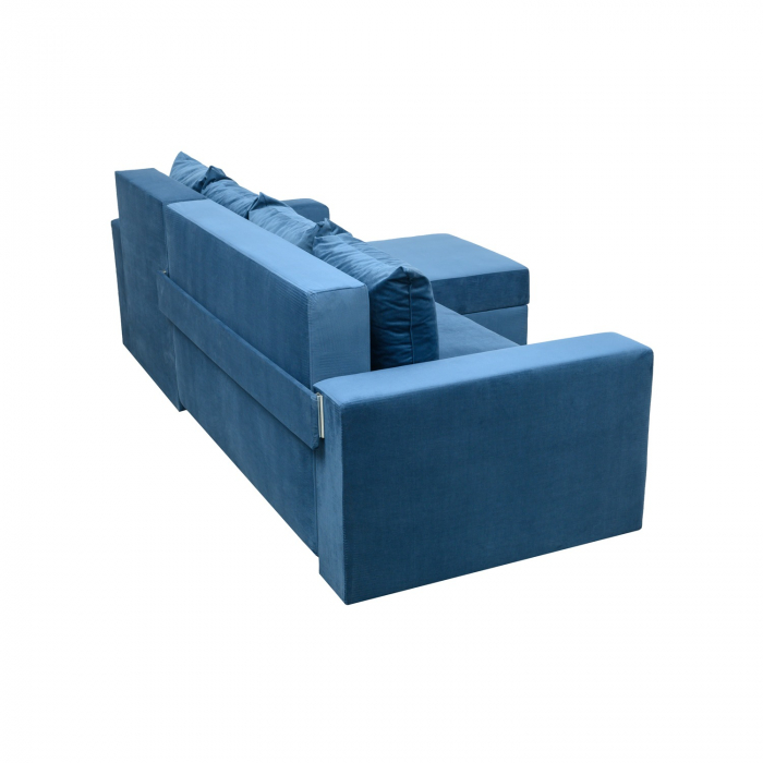 Coltar Ioana Mic cu brate Blue Velvet [4]