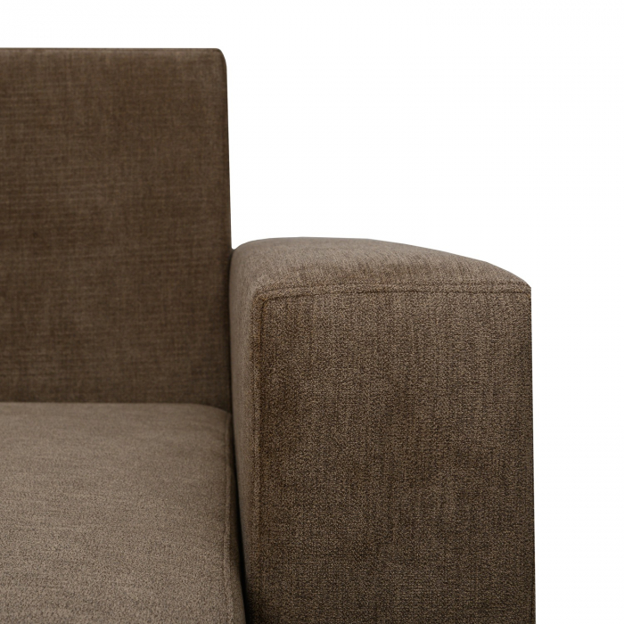 Coltar Ioana Mic cu brate Brown Melange [3]