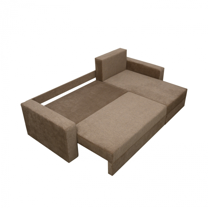 Coltar Ioana Mic cu brate Brown Melange [5]