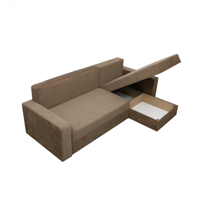 Coltar Ioana Mic cu brate Brown Melange [7]