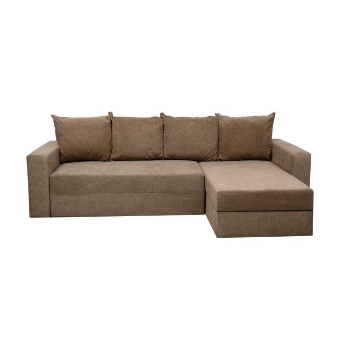 Coltar Ioana Mic cu brate Brown Melange [2]