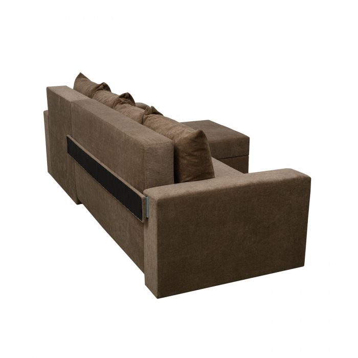 Coltar Ioana Mic cu brate Brown Melange [4]