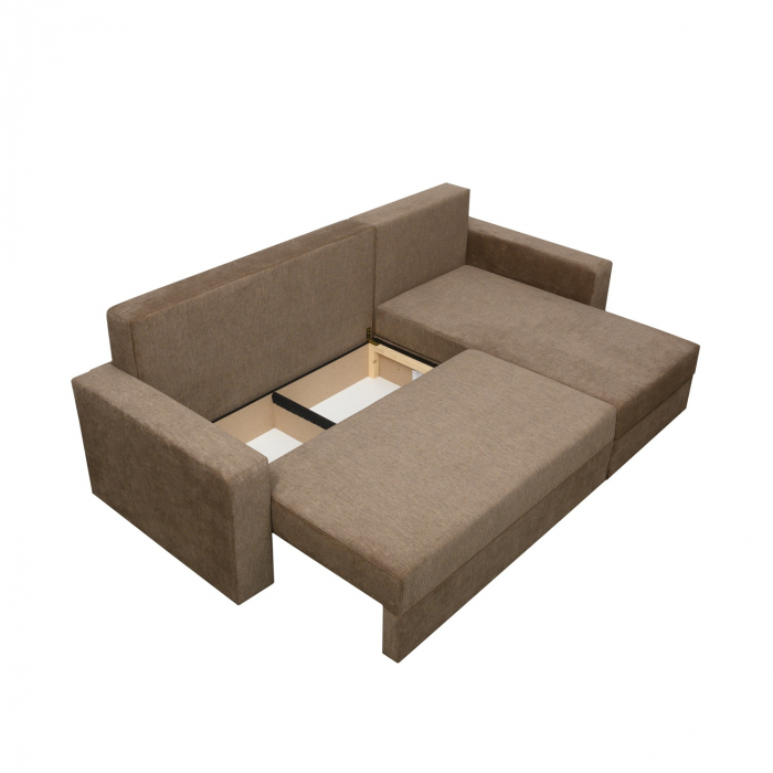 Coltar Ioana Mic cu brate Brown Melange [6]