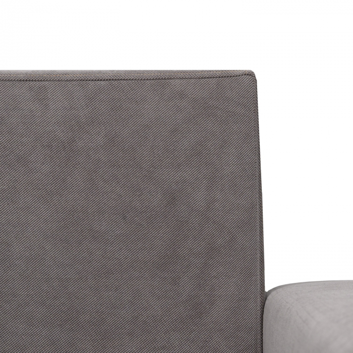 Coltar Ioana Mic cu brate Light Grey [3]