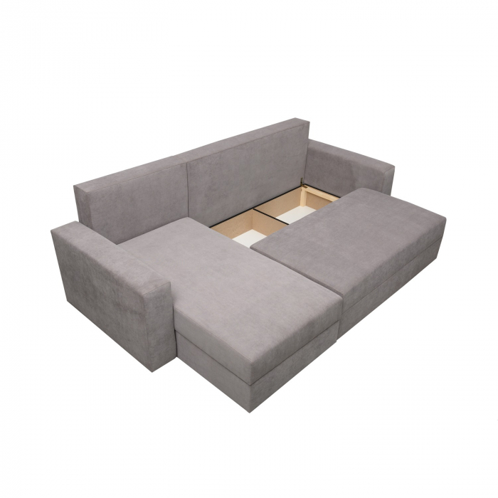 Coltar Ioana Mic cu brate Light Grey [6]