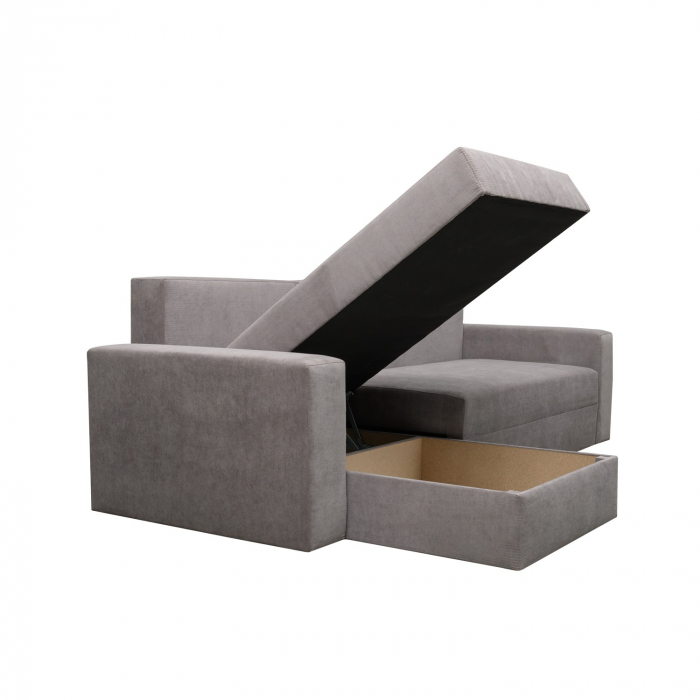 Coltar Ioana Mic cu brate Light Grey [7]