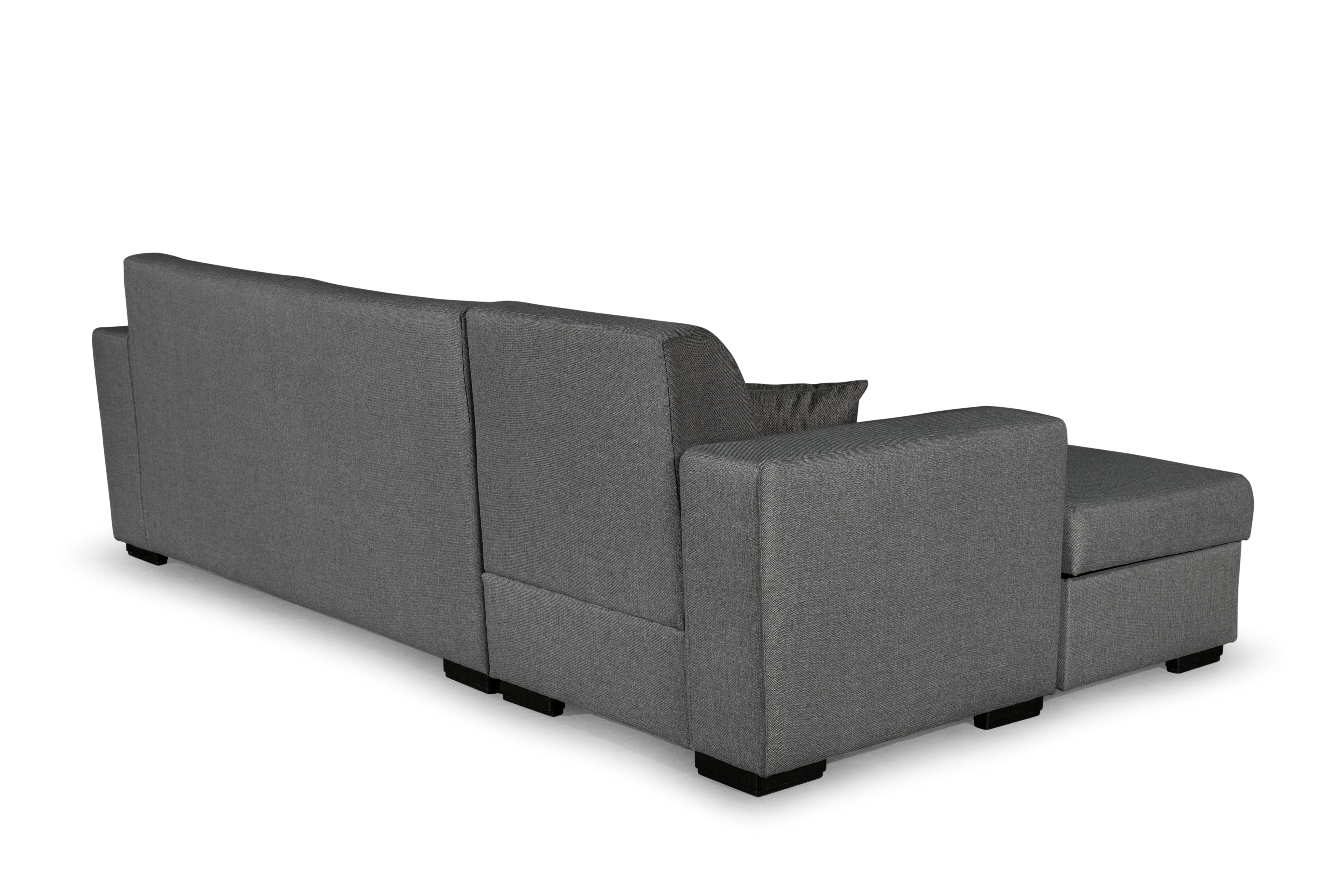 Colțar extensibil cu ladă de depozitare Caribi Silver Grey de dreapta [5]