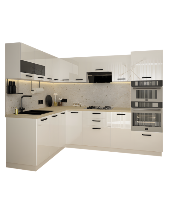 Bucatarie Daria colt V1, Alb [6]