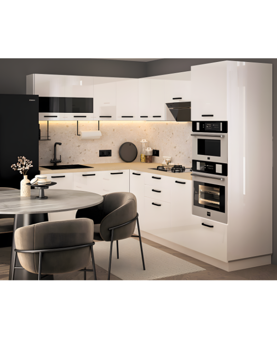 Bucatarie Daria colt V1, Alb [2]