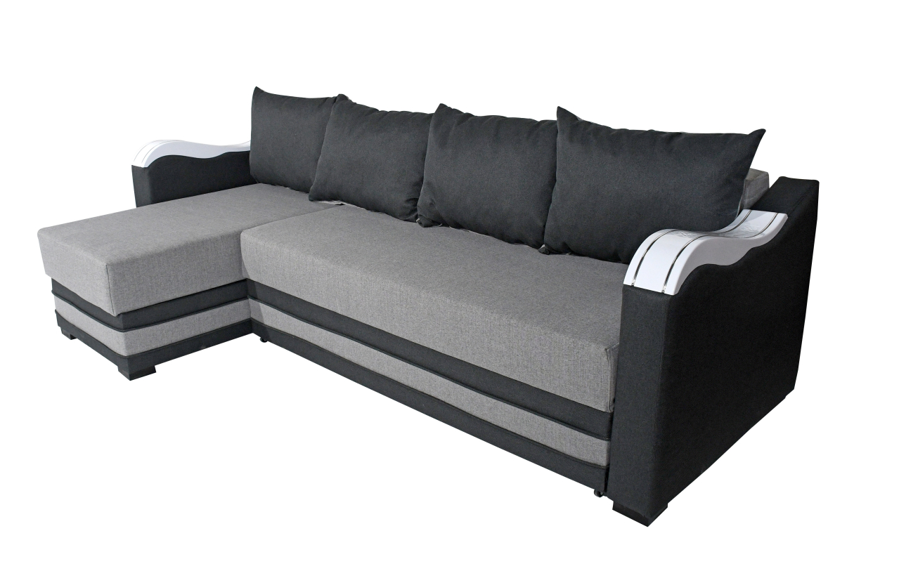 Coltar extensibil Lucia Gri/negru [2]