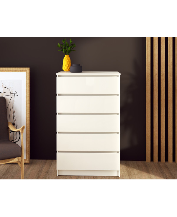 Comoda ARIA 5 sertare, 70x40x112cm [2]