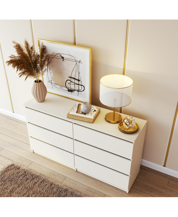 Comoda ARIA 6 sertare, 120x40x77cm [5]