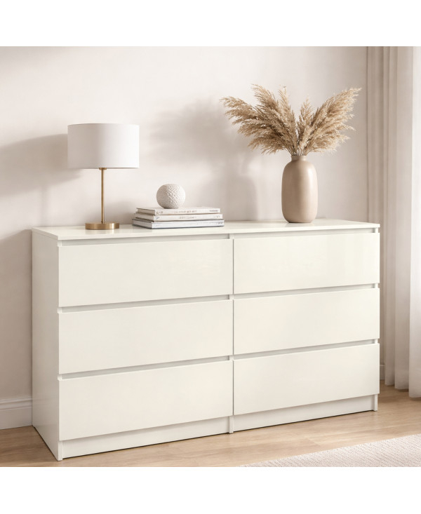 Comoda ARIA 6 sertare, 120x40x77cm [3]
