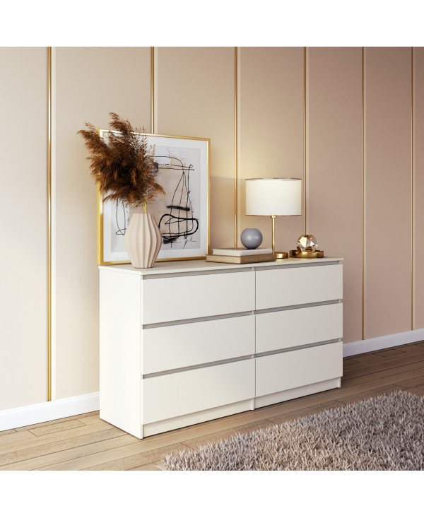 Comoda ARIA 6 sertare, 120x40x77cm [4]