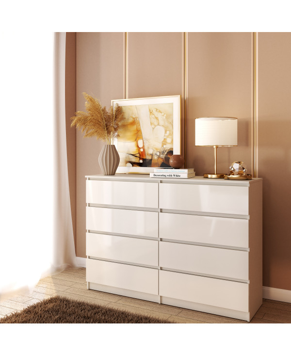 Comoda ARIA 8 sertare, 120x40x97cm [2]