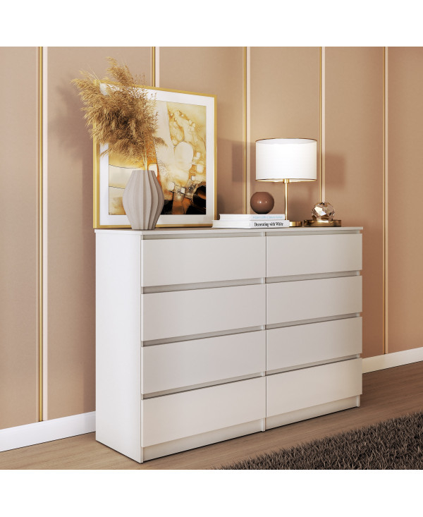 Comoda ARIA 8 sertare, 120x40x97cm [4]