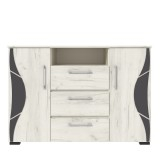 Comoda Laguna Ro, 135x40x84 cm, Stejar K001 [2]