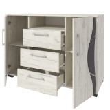 Comoda Laguna Ro, 135x40x84 cm, Stejar K001 [4]