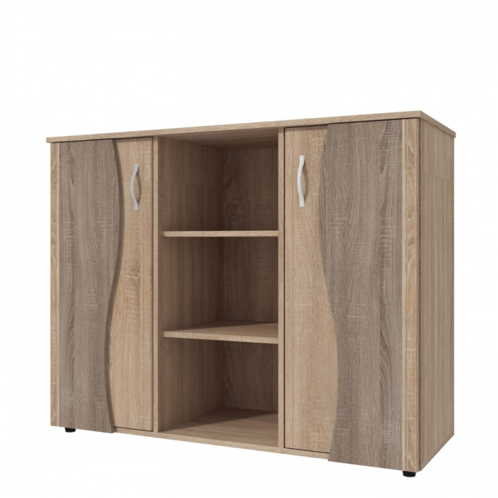 Comoda Tineret, 120x45x95cm, sonoma+truffe [4]