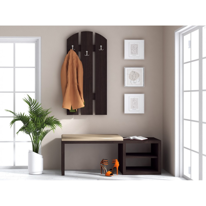 Cuier B1 ro, 48x4x100cm, wenge [2]