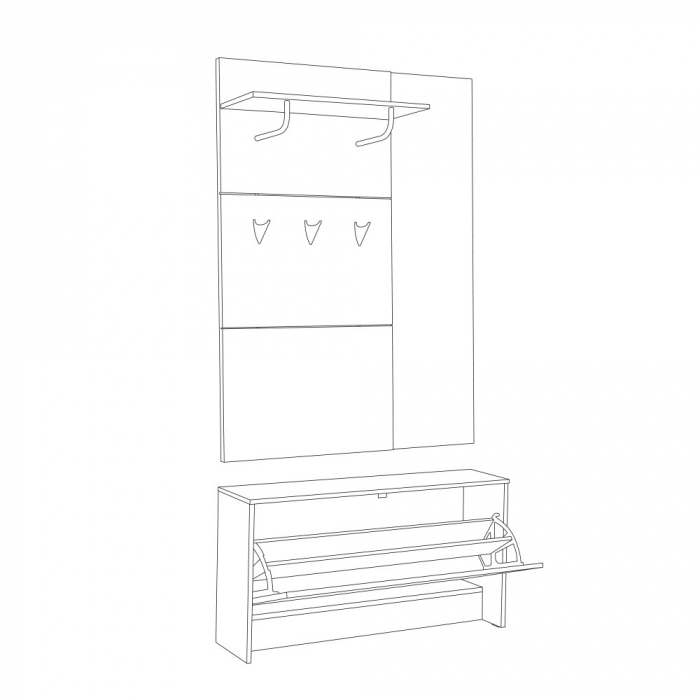 Cuier Light 0842 stejar craft [5]