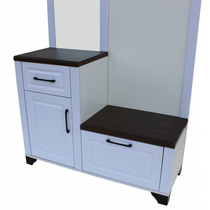 Cuier ZQD 108, 110x43x200cm, Alb [5]