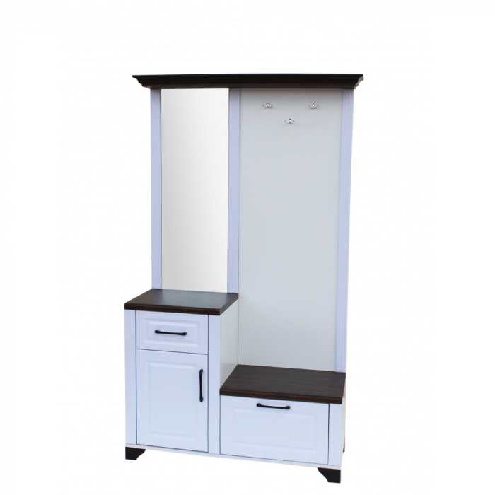 Cuier ZQD 108, 110x43x200cm, Alb [2]