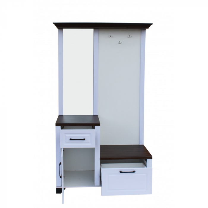 Cuier ZQD 108, 110x43x200cm, Alb [3]