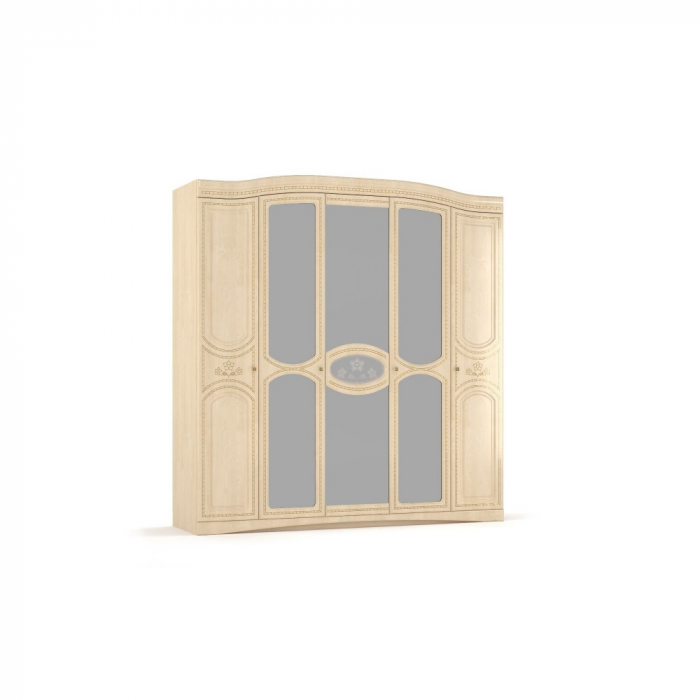 Dormitor Milano netapitat 5-usi UA, mesteacan [4]