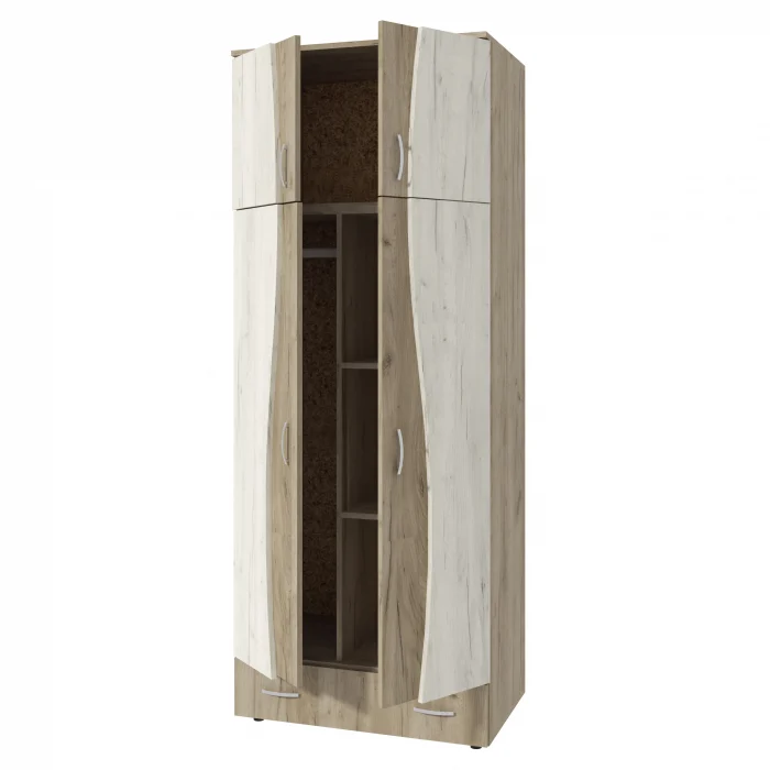 Dulap 2Usi S Cu Despartitor, 90x50x198 cm, k002+k001 [3]