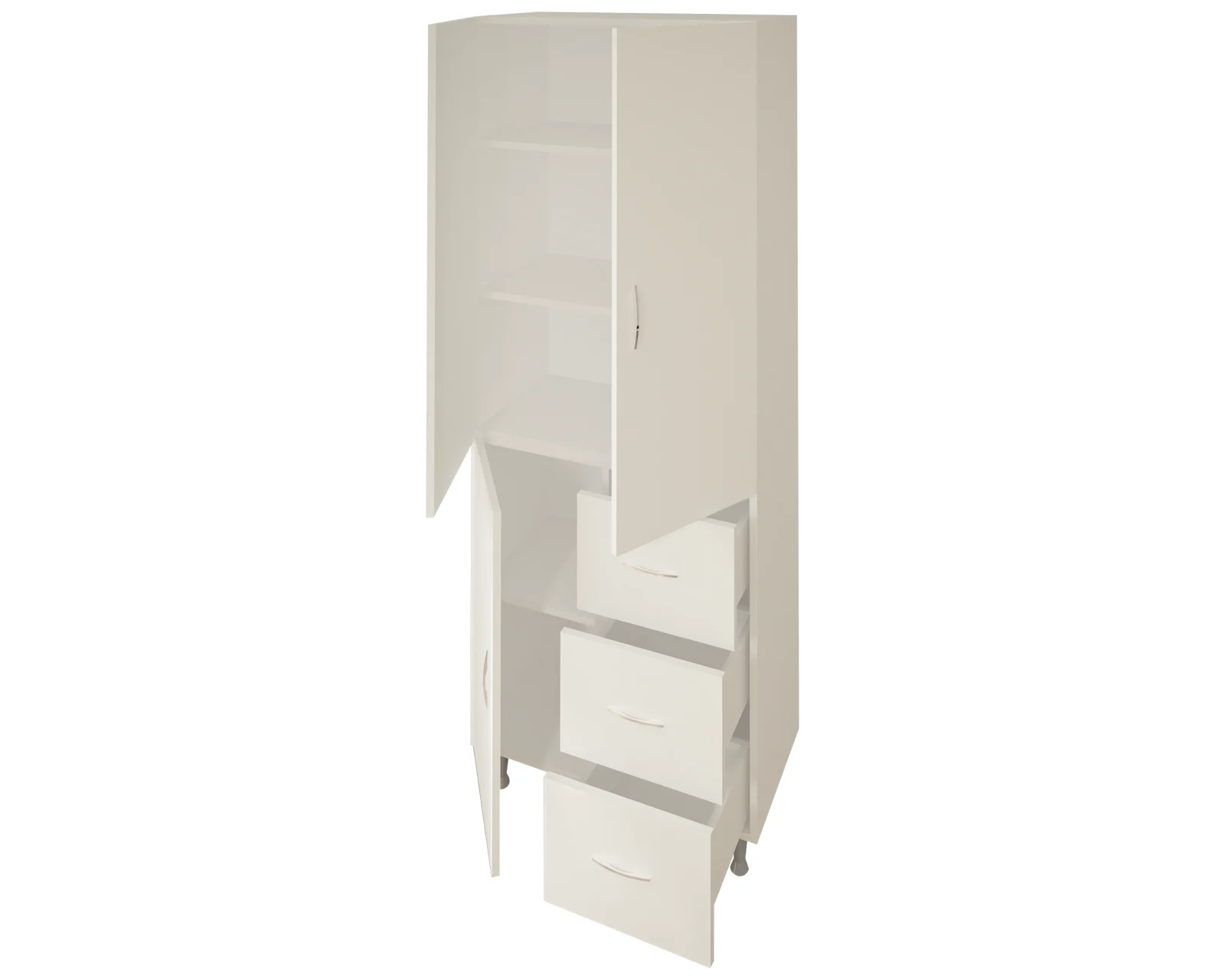 Dulap 3U 3S Alb [5]