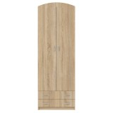 Dulap-4 ( 2U+2S ) Ro, 74x54x212 cm Sonoma [3]