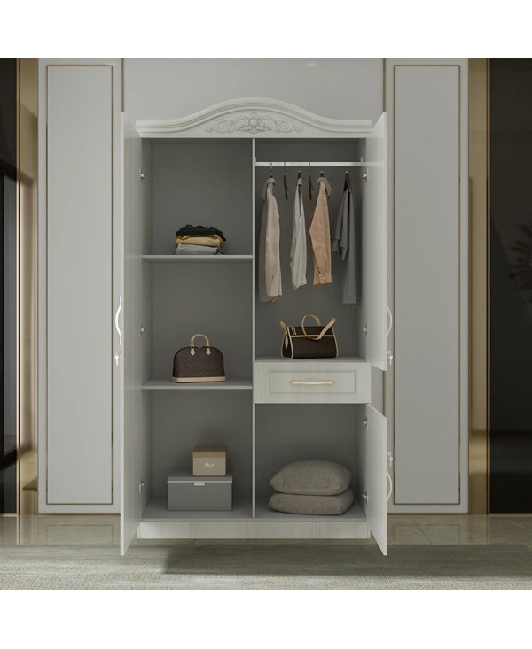 Dulap ZQE 042 MDF - 3U+1S, 100x50x211cm [2]