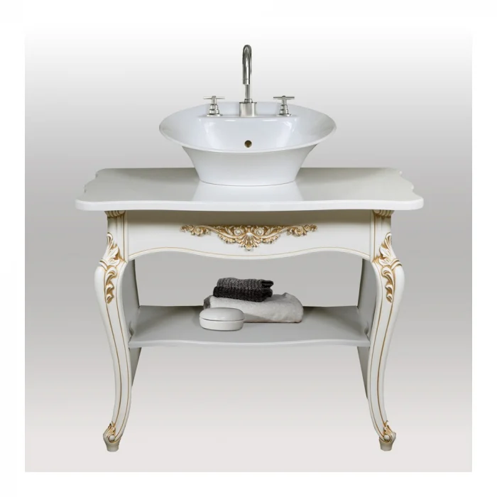 Masca baie + lavoar Portofino, 100x101x59cm, Alb [2]