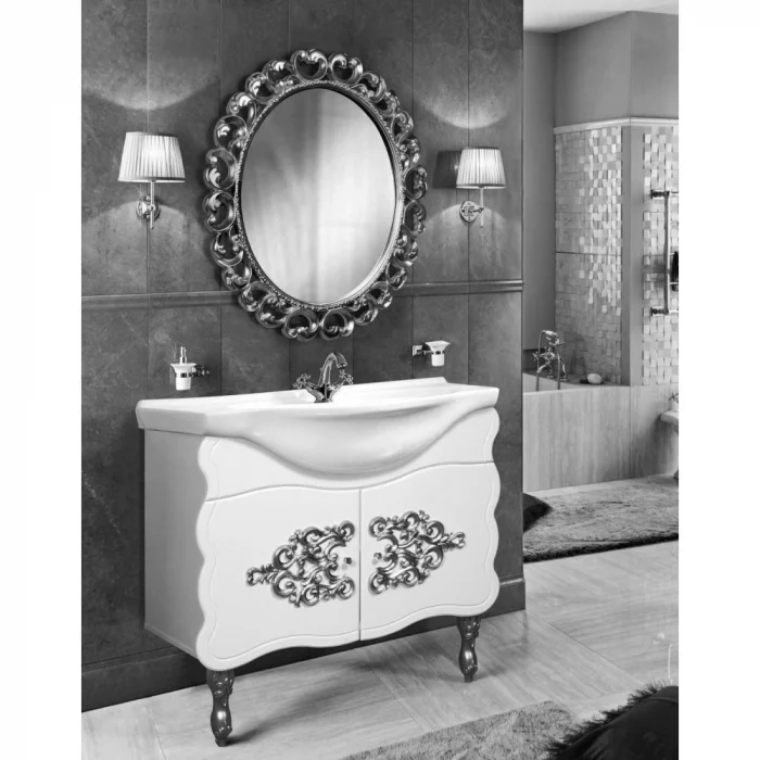 Masca baie + lavoar Temptation, 66x90x47cm, Argint [2]