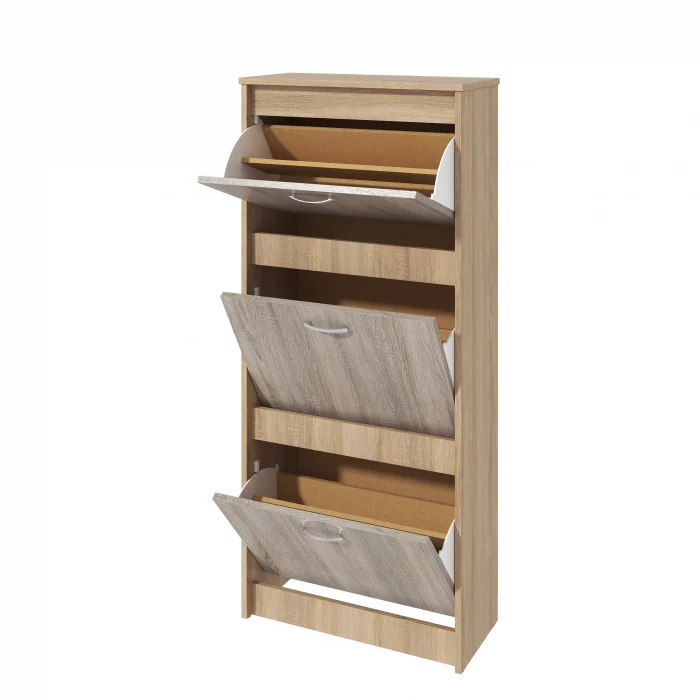 Pantofar 800 3s Ro, 80x26x127 cm, Sonoma/Trufe [3]