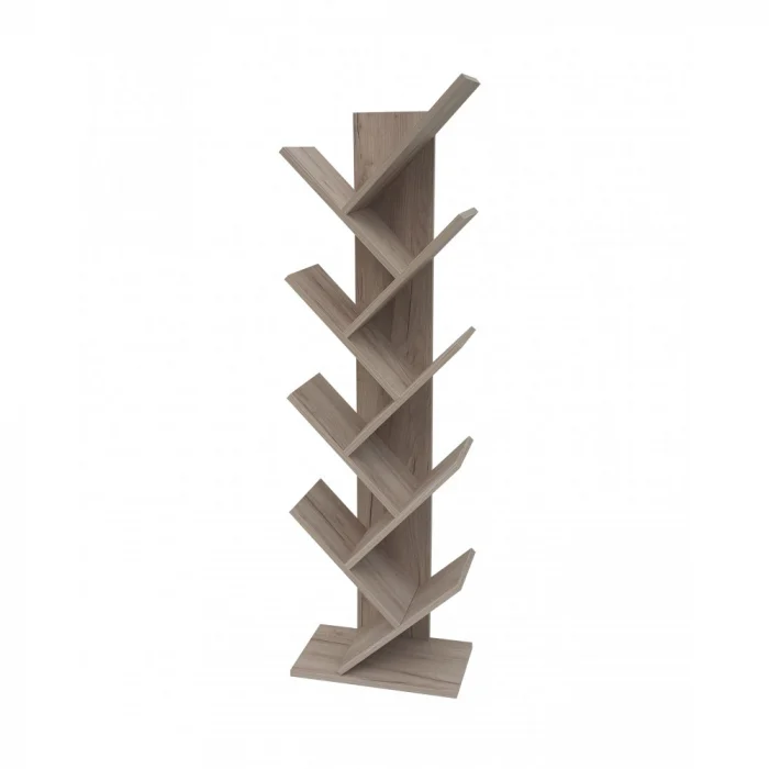 Raft pentru Carti, 43x20x143cm, Stejar k002 [3]