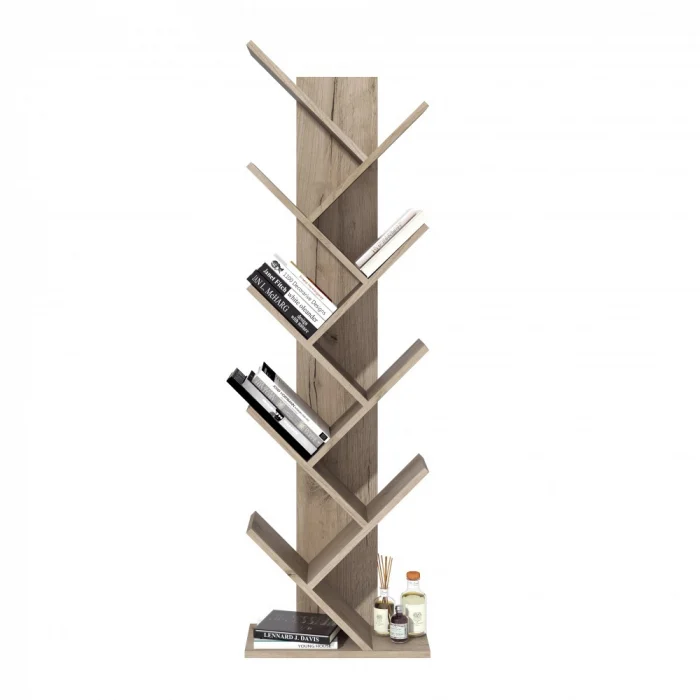 Raft pentru Carti, 43x20x143cm, Stejar k002 [2]