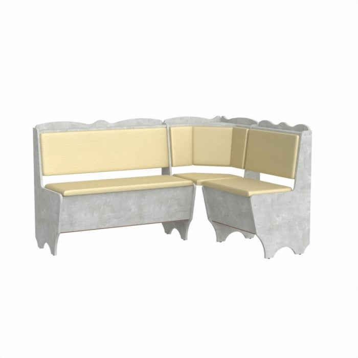 Set coltar bucatarie Rodos, Gri (Nimfa) + Fildes [2]