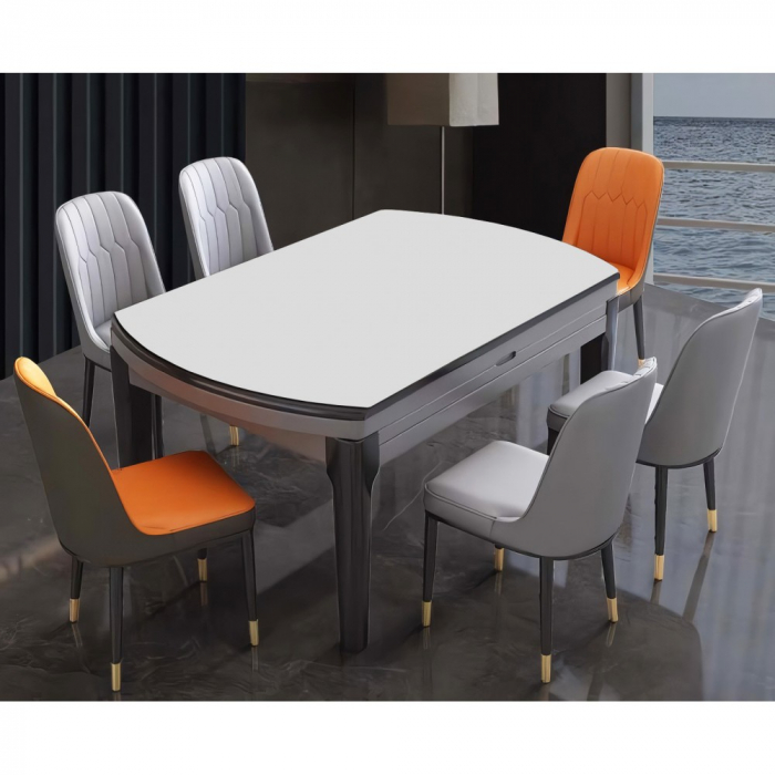 Set masa rotunda transformer-1, 135 cu 6 scaune [2]