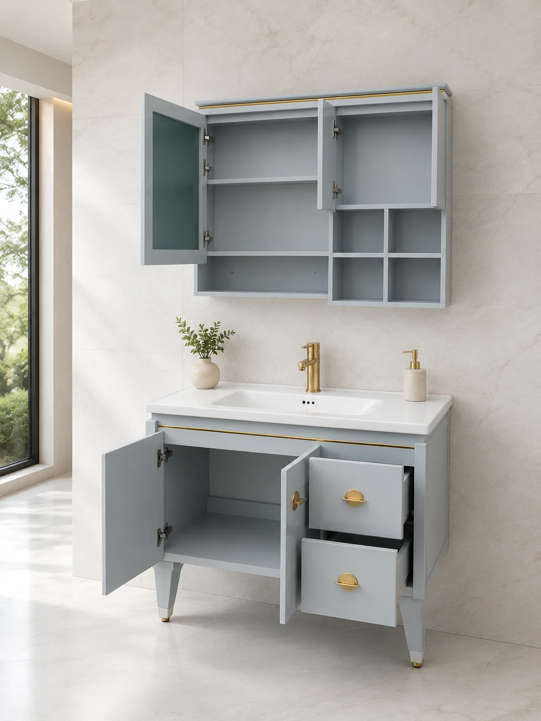 Set mobilier baie 1174, 100x47x80cm [2]
