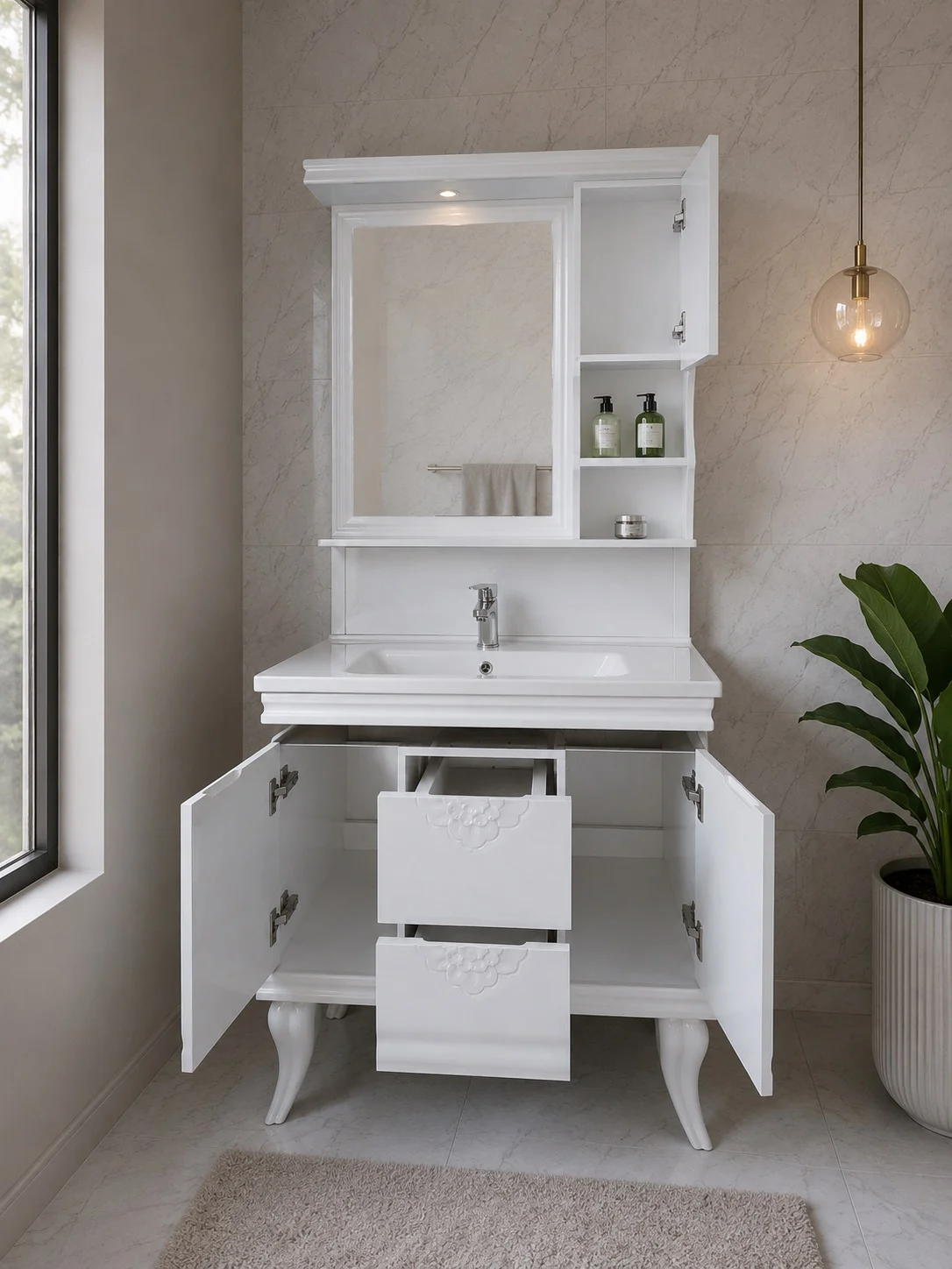Set mobilier baie 827, 80x47x82cm [2]