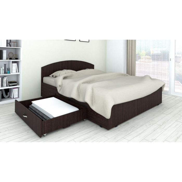 Set pat mijloc 140 + Saltea Bonnell Spuma, Wenge [2]