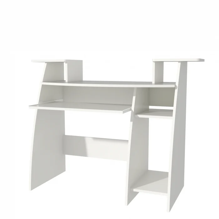 Birou Pc Skm-4 Ro, 123x50x77 cm, Alb [2]