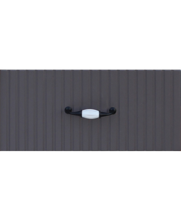 Mobila Bucatarie 260 cm Gri Alb MDF Maya Riflaj - Set Mobilier Bucatarie [5]